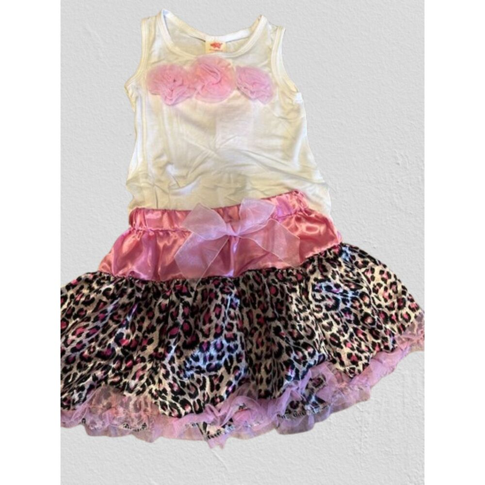 Pink Cheetah 2 pc Petti Outfit PKCH2T 2T NWT Boutique